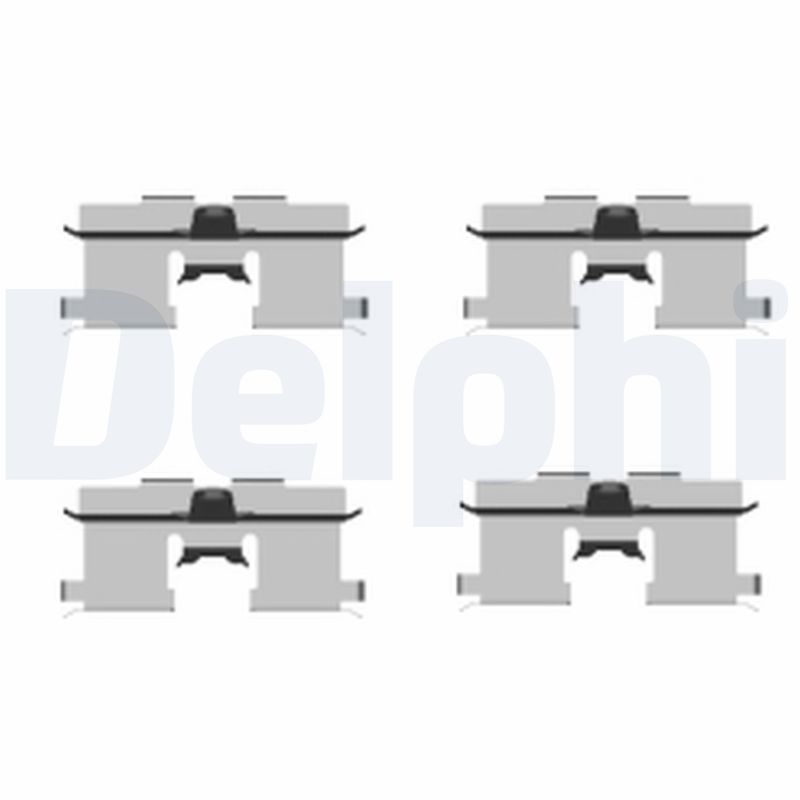 Accessory Kit, disc brake pad - LX0407 DELPHI