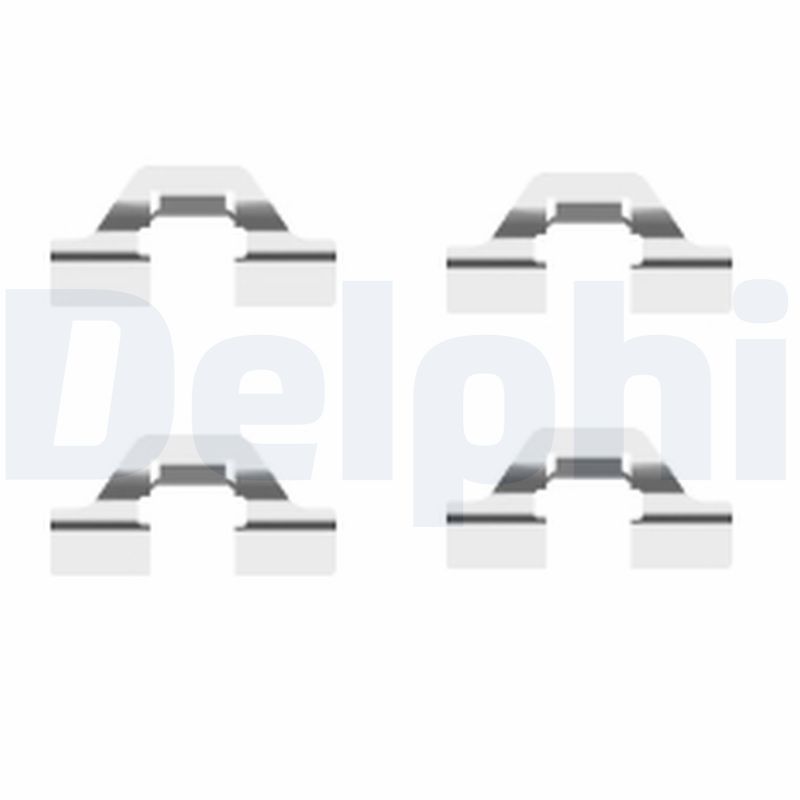 Kit accessori, Pastiglia freno - LX0430 DELPHI