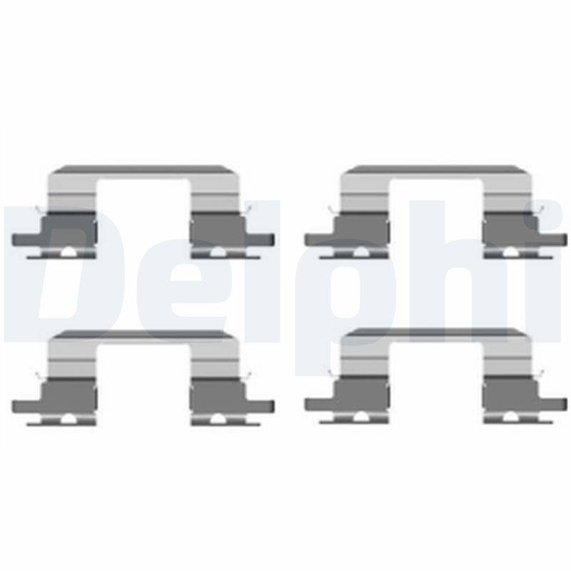 Kit accessori, Pastiglia freno - LX0431 DELPHI