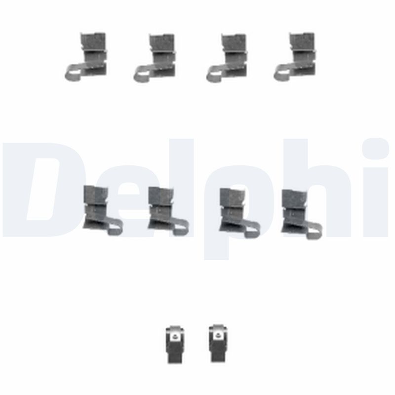 Accessory Kit, disc brake pad - LX0432 DELPHI