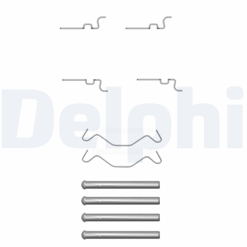 Accessory Kit, disc brake pad - LX0435 DELPHI