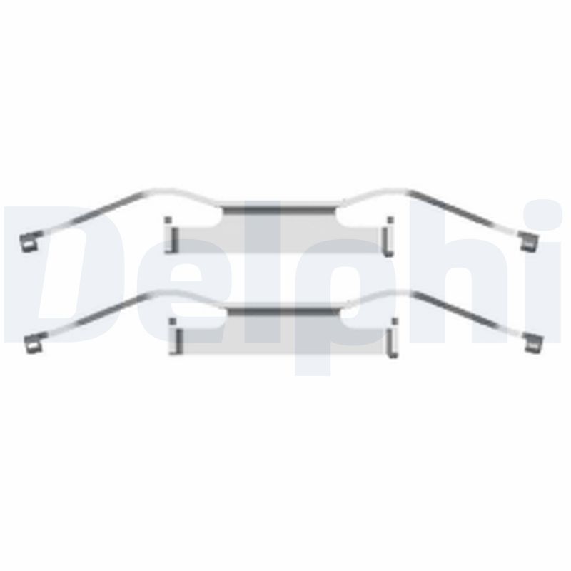 Kit accessori, Pastiglia freno - LX0439 DELPHI