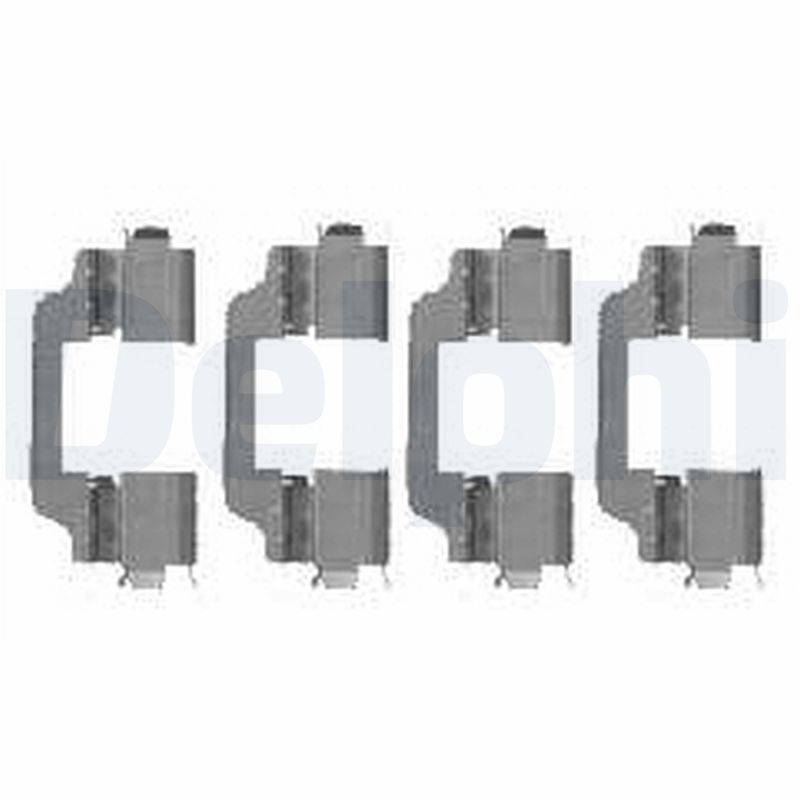 Kit accessori, Pastiglia freno - LX0458 DELPHI