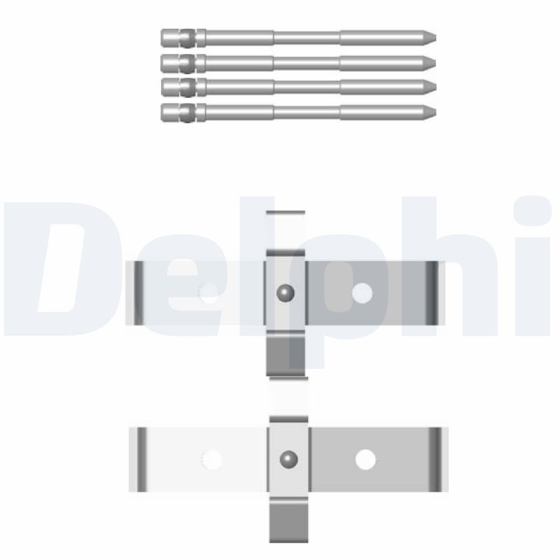 Kit accessori, Pastiglia freno - LX0469 DELPHI