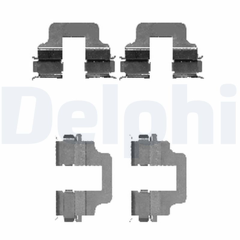 Комплектующие, колодки дискового тормоза - LX0473 DELPHI