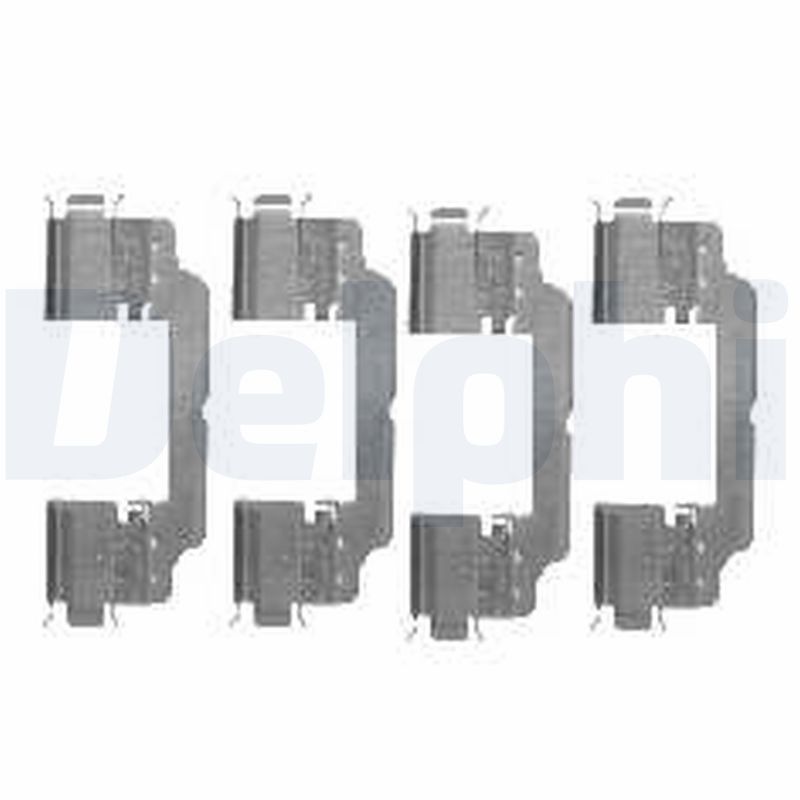 Комплектующие, колодки дискового тормоза - LX0475 DELPHI