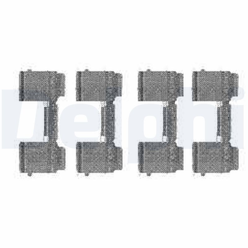 Kit accessori, Pastiglia freno - LX0477 DELPHI