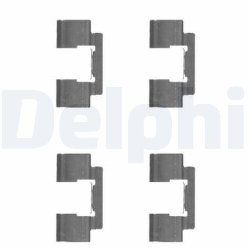 Accessory Kit, disc brake pad - LX0481 DELPHI
