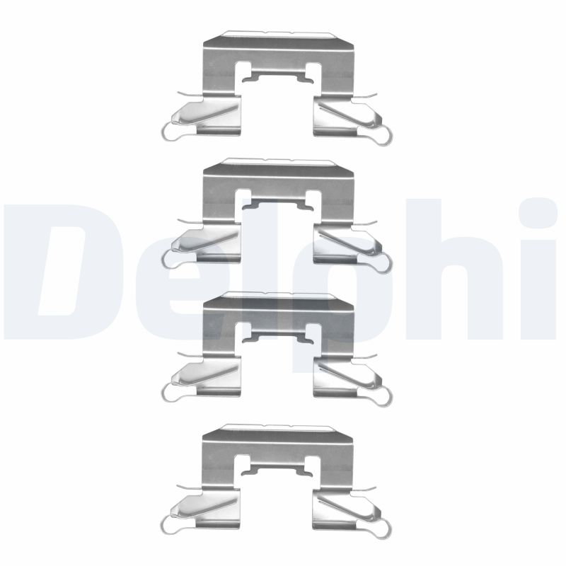 Kit accessori, Pastiglia freno - LX0507 DELPHI