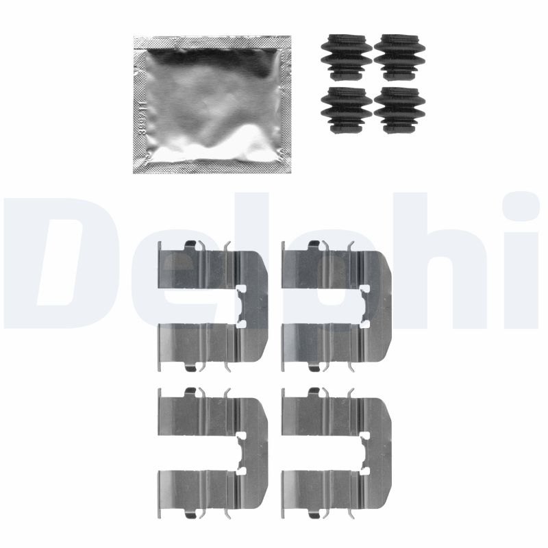 Kit accessori, Pastiglia freno - LX0512 DELPHI