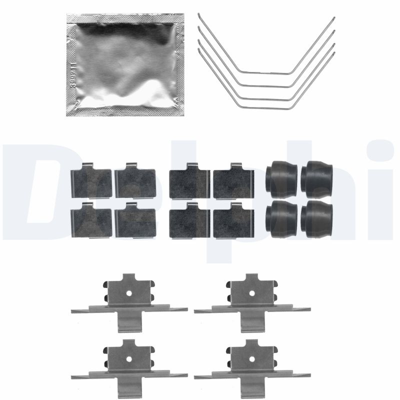 Accessory Kit, disc brake pad - LX0521 DELPHI
