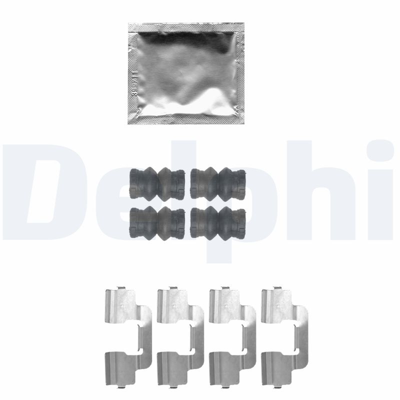 Zubehörsatz, Scheibenbremsbelag - LX0536 DELPHI