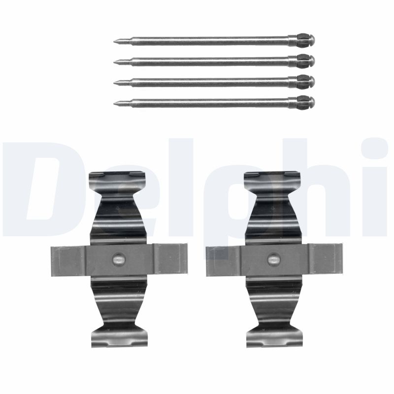 Kit accessori, Pastiglia freno - LX0546 DELPHI