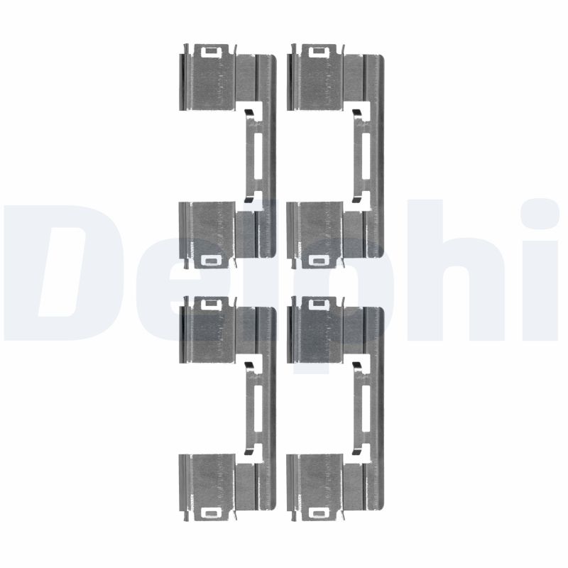Kit accessori, Pastiglia freno - LX0551 DELPHI
