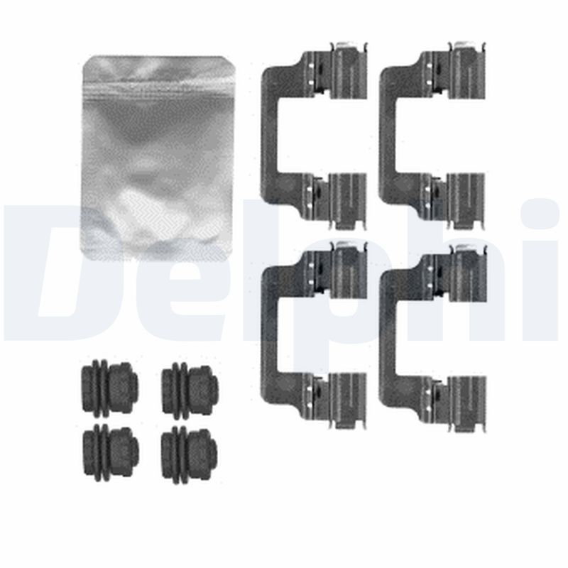 Accessory Kit, disc brake pad - LX0591 DELPHI