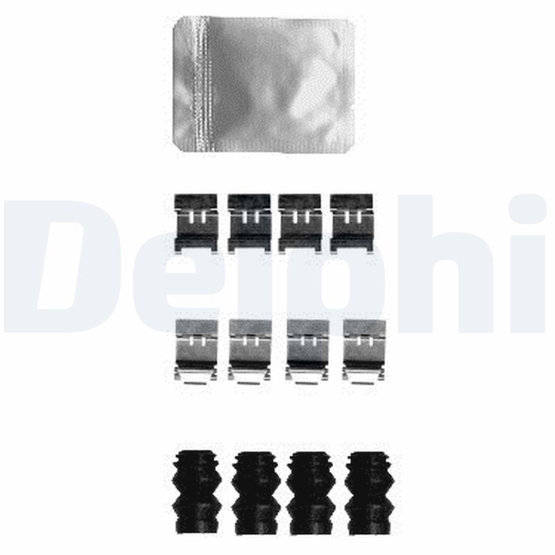 Accessory Kit, disc brake pad - LX0593 DELPHI