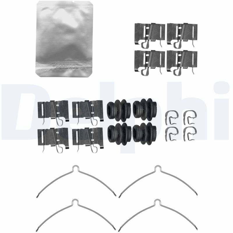 Accessory Kit, disc brake pad - LX0609 DELPHI