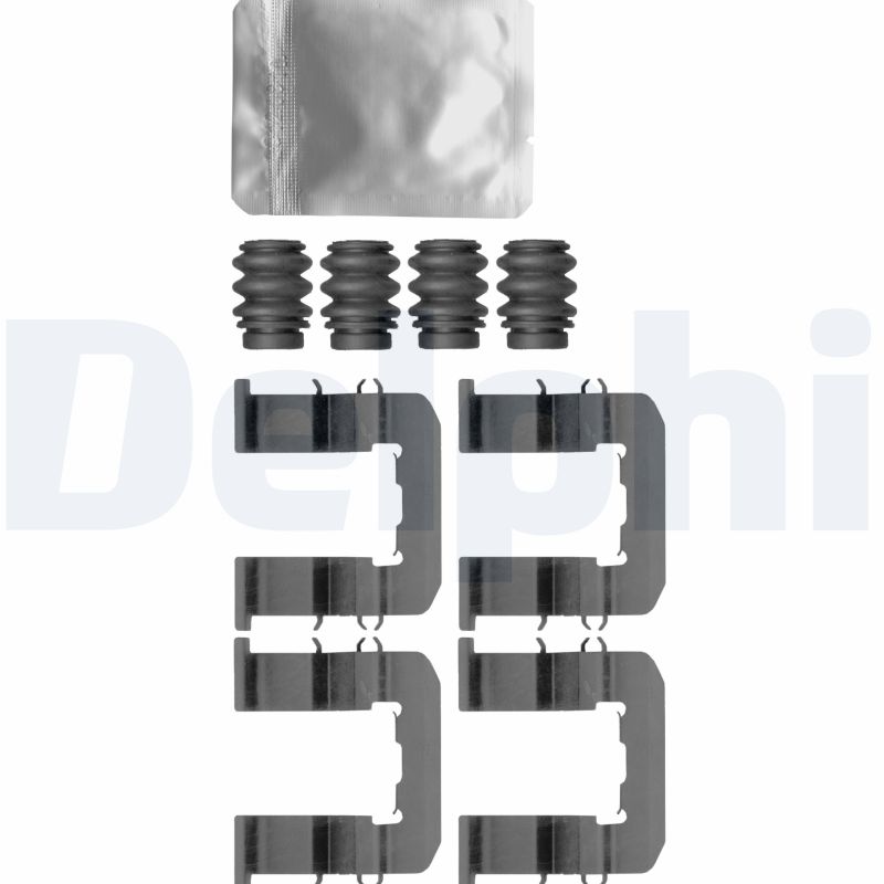 Kit accessori, Pastiglia freno - LX0623 DELPHI