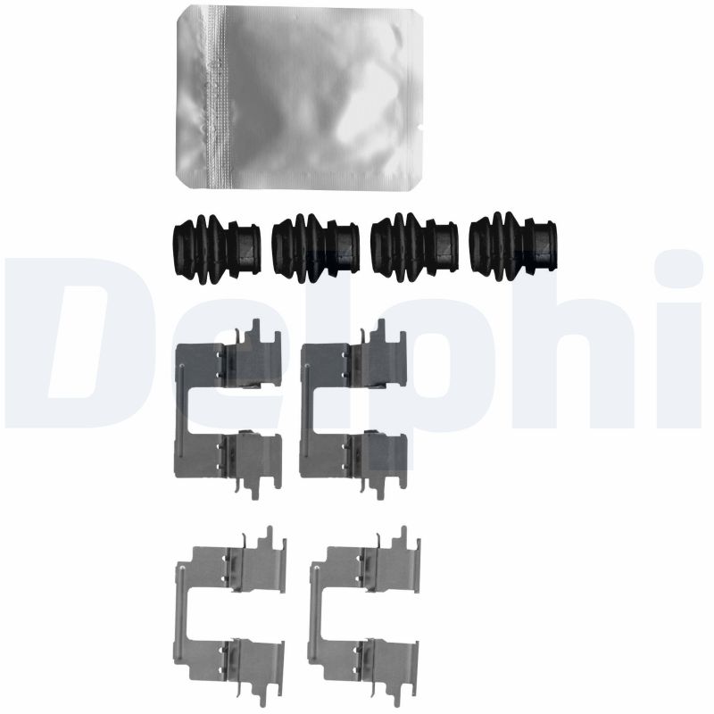 Kit accessori, Pastiglia freno - LX0624 DELPHI