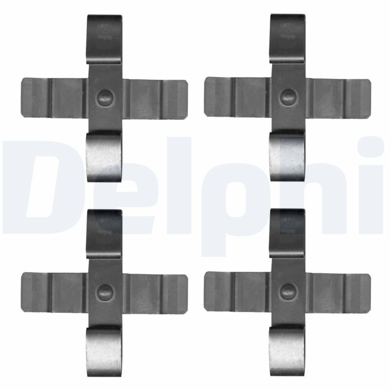Kit accessori, Pastiglia freno - LX0625 DELPHI