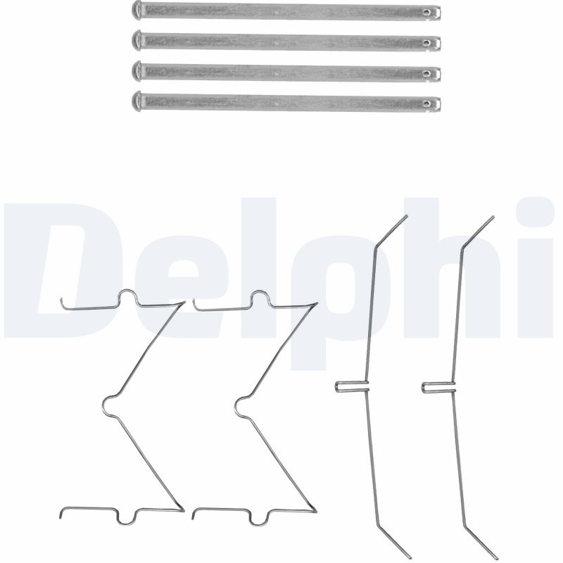 Accessory Kit, disc brake pad - LX0627 DELPHI