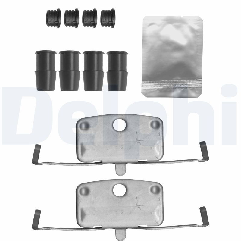 Kit accessori, Pastiglia freno - LX0634 DELPHI