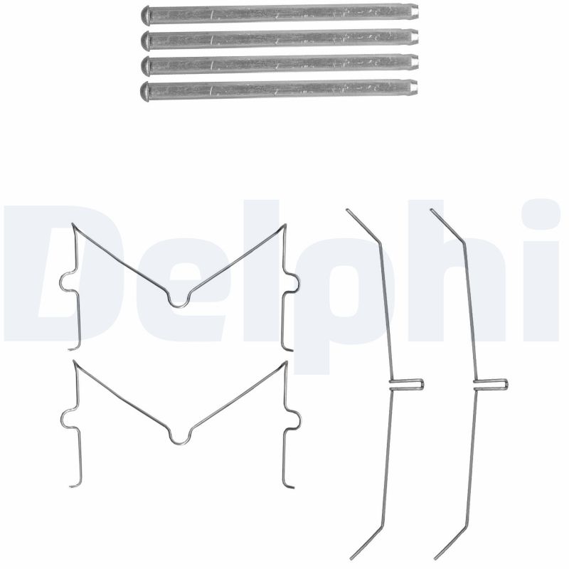 Accessory Kit, disc brake pad - LX0637 DELPHI