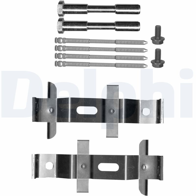 Kit accessori, Pastiglia freno - LX0640 DELPHI