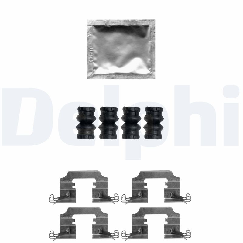 Accessory Kit, disc brake pad - LX0650 DELPHI