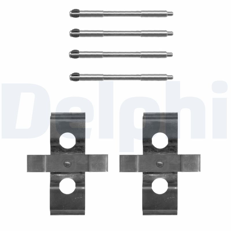 Kit accessori, Pastiglia freno - LX0652 DELPHI