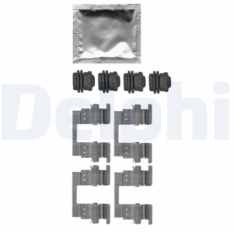 Комплектующие, колодки дискового тормоза - LX0666 DELPHI