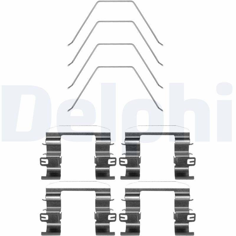 Kit accessori, Pastiglia freno - LX0669 DELPHI