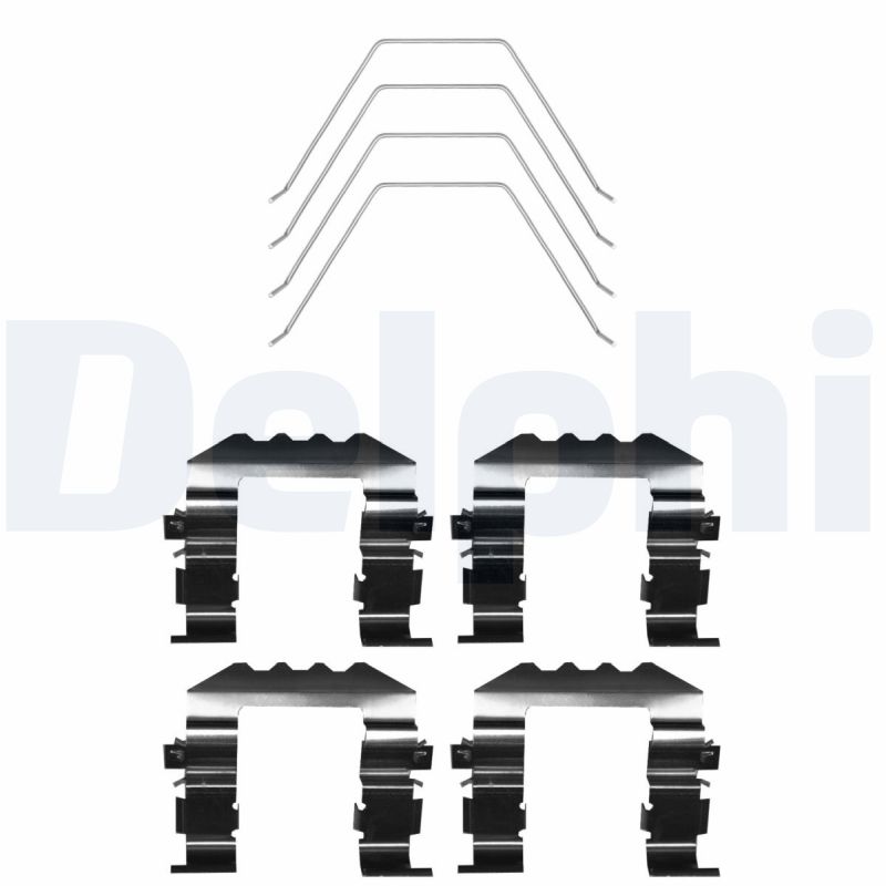 Accessory Kit, disc brake pad - LX0670 DELPHI