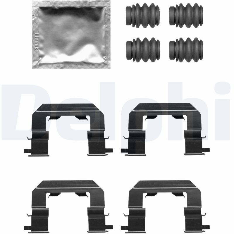 Accessory Kit, disc brake pad - LX0671 DELPHI