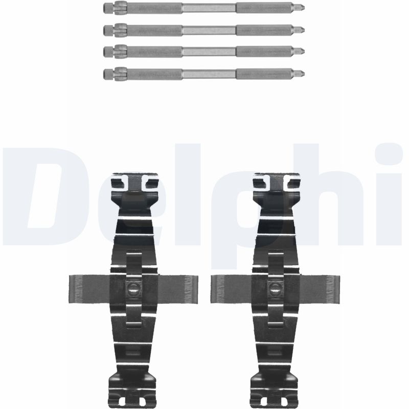 Accessory Kit, disc brake pad - LX0674 DELPHI