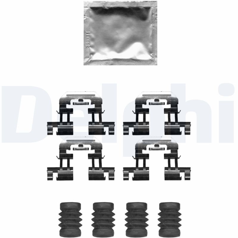 Accessory Kit, disc brake pad - LX0677 DELPHI