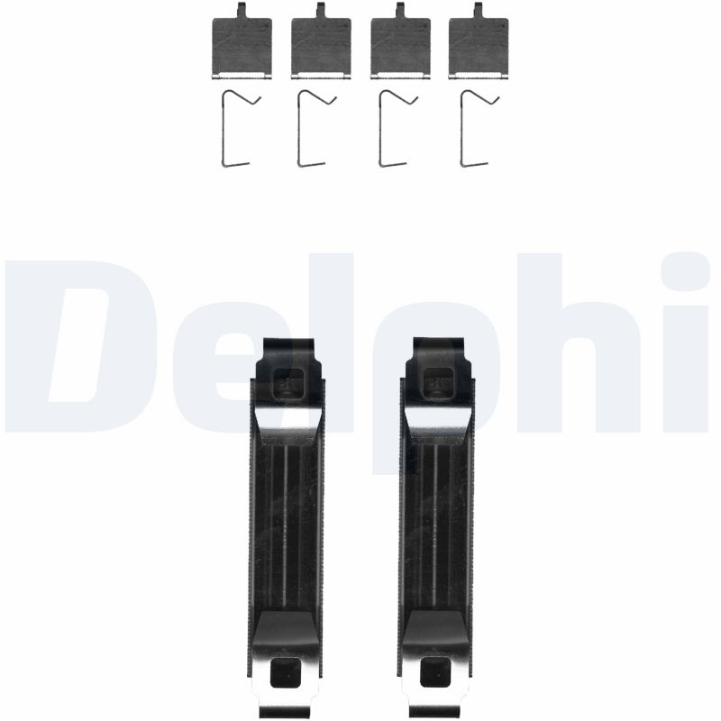 Accessory Kit, disc brake pad - LX0681 DELPHI