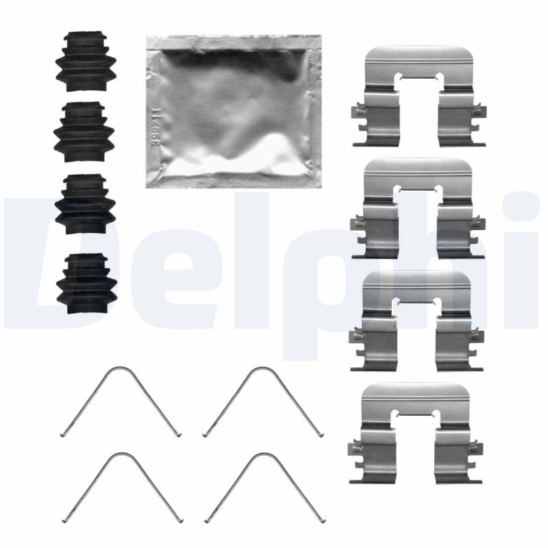 Accessory Kit, disc brake pad - LX0684 DELPHI