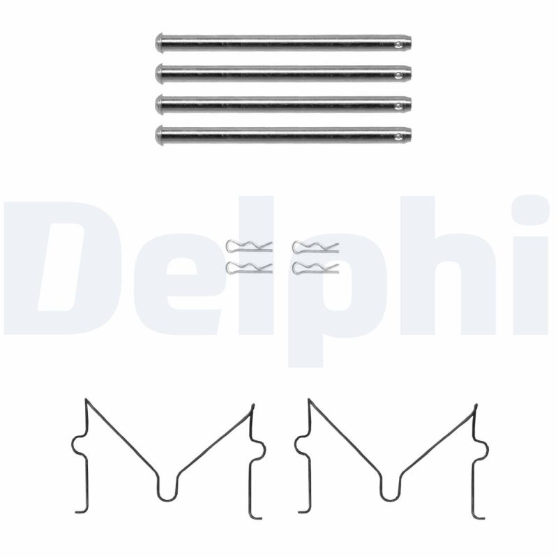 Accessory Kit, disc brake pad - LX0691 DELPHI