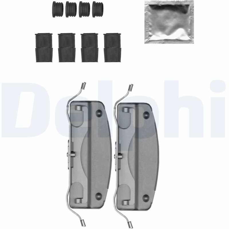 Kit accessori, Pastiglia freno - LX0692 DELPHI