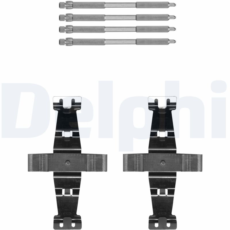 Kit accessori, Pastiglia freno - LX0693 DELPHI
