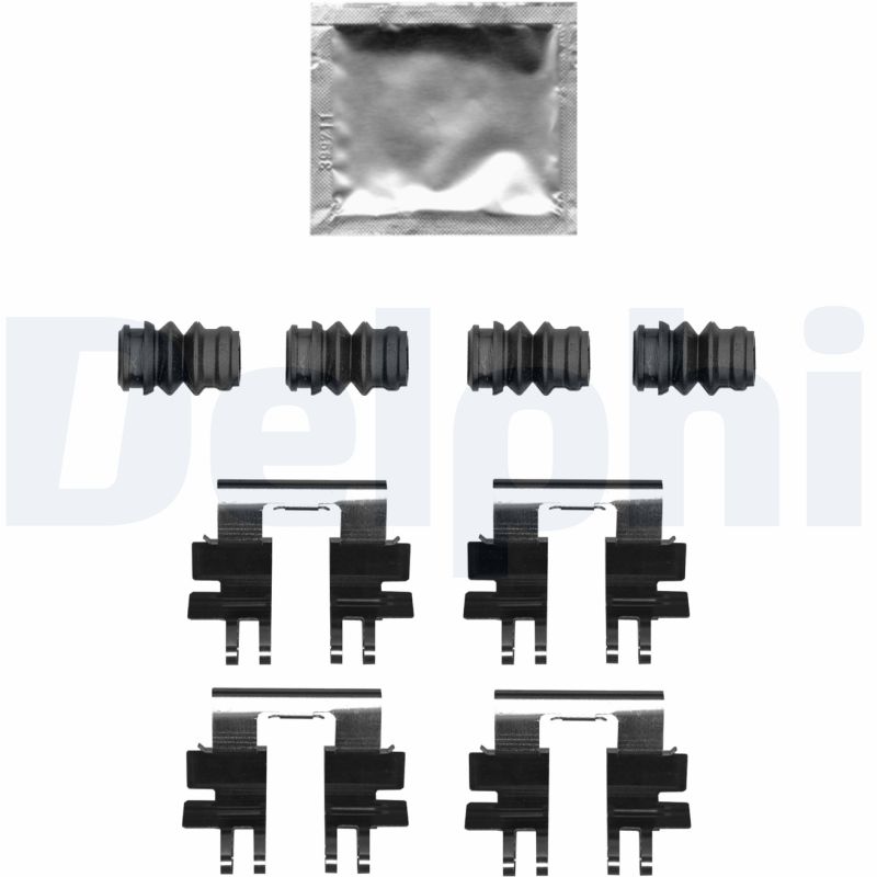 Kit accessori, Pastiglia freno - LX0695 DELPHI