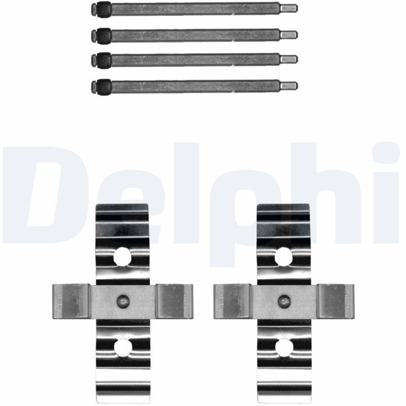 Accessory Kit, disc brake pad - LX0702 DELPHI