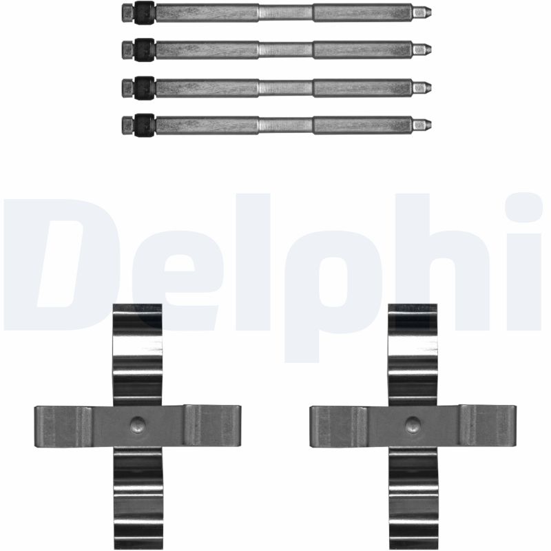 Kit accessori, Pastiglia freno - LX0703 DELPHI