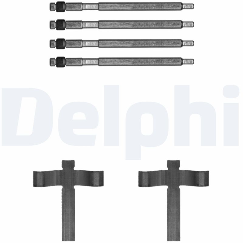 Комплектующие, колодки дискового тормоза - LX0707 DELPHI