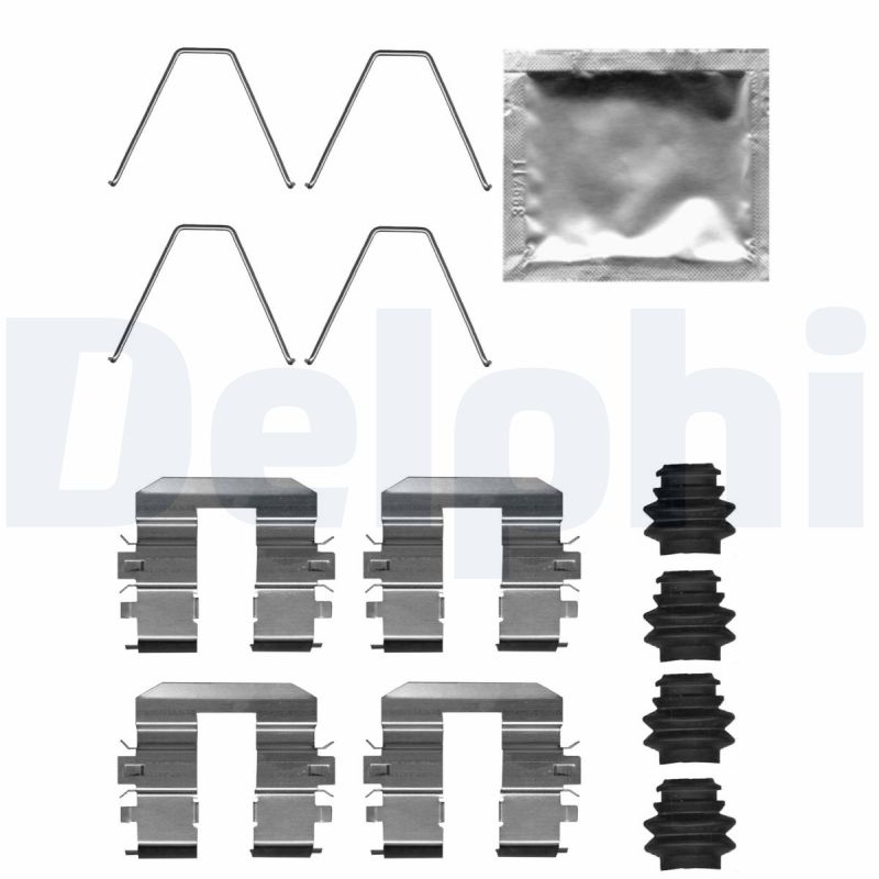 Accessory Kit, disc brake pad - LX0708 DELPHI