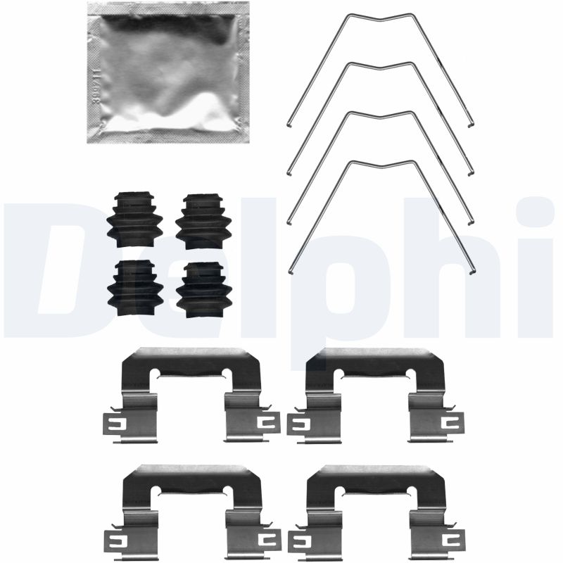 Accessory Kit, disc brake pad - LX0711 DELPHI