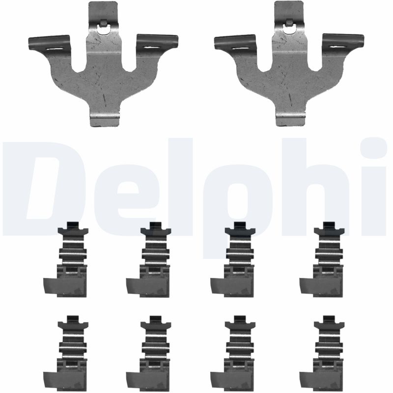 Kit accessori, Pastiglia freno - LX0714 DELPHI