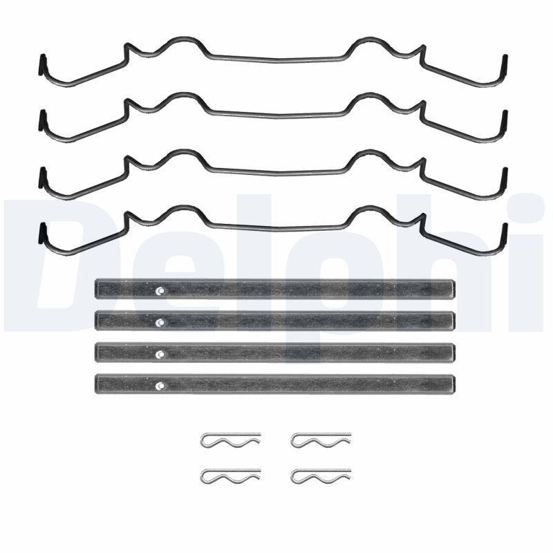 Kit accessori, Pastiglia freno - LX0722 DELPHI
