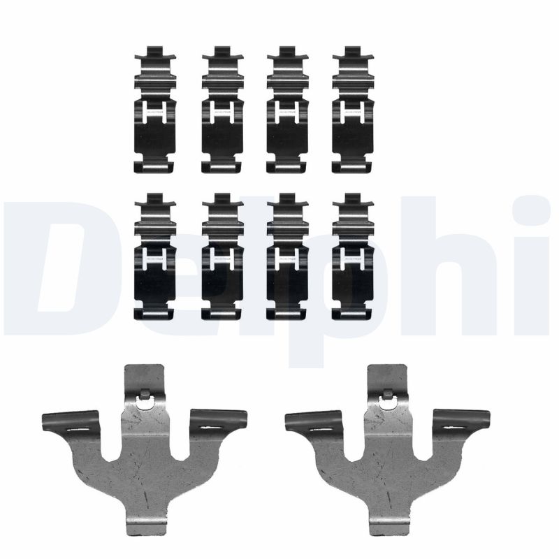Комплектующие, колодки дискового тормоза - LX0724 DELPHI